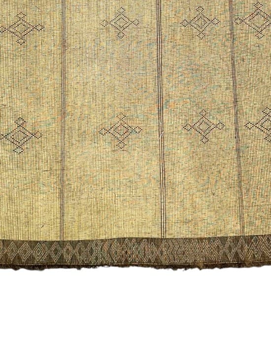Close-up of Nt346 showing the hand-plaited reed weave