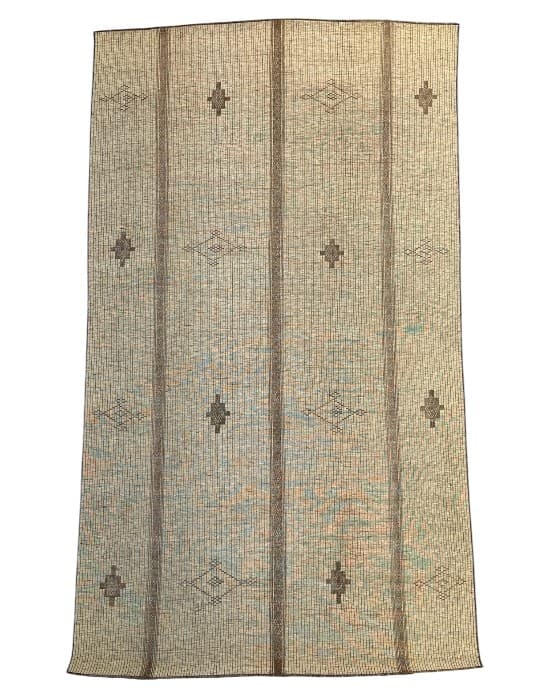 Minimal Cross Tuareg reed mat (Nt348) - Soufiane Zarib