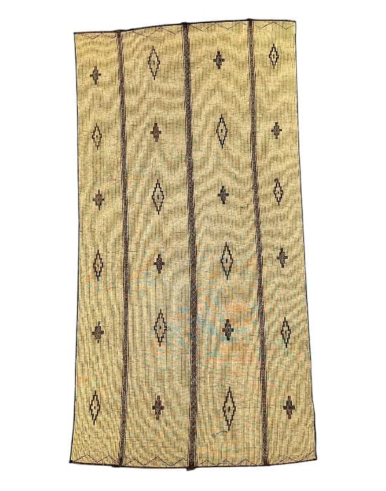 Neutral Diamond Tuareg reed mat (Nt351) - Soufiane Zarib