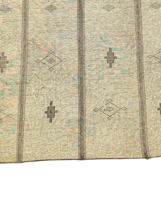 Close-up of Nt354 showing the hand-plaited reed weave