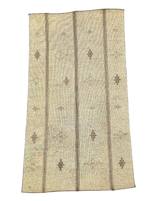 Pale Gold Diamond Tuareg reed mat (Nt354) - Soufiane Zarib