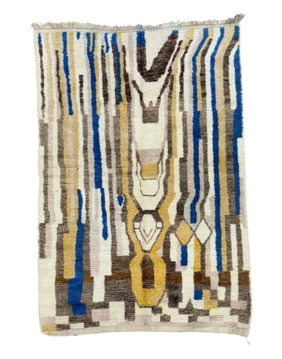 Terracotta Diamond 1 vintage Moroccan rug (Kil4876) - Soufiane Zarib